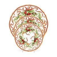 A Tiffany and Co. Tiffany Holiday Porcelain Dinner Service