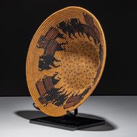 Basket, with Buffalo