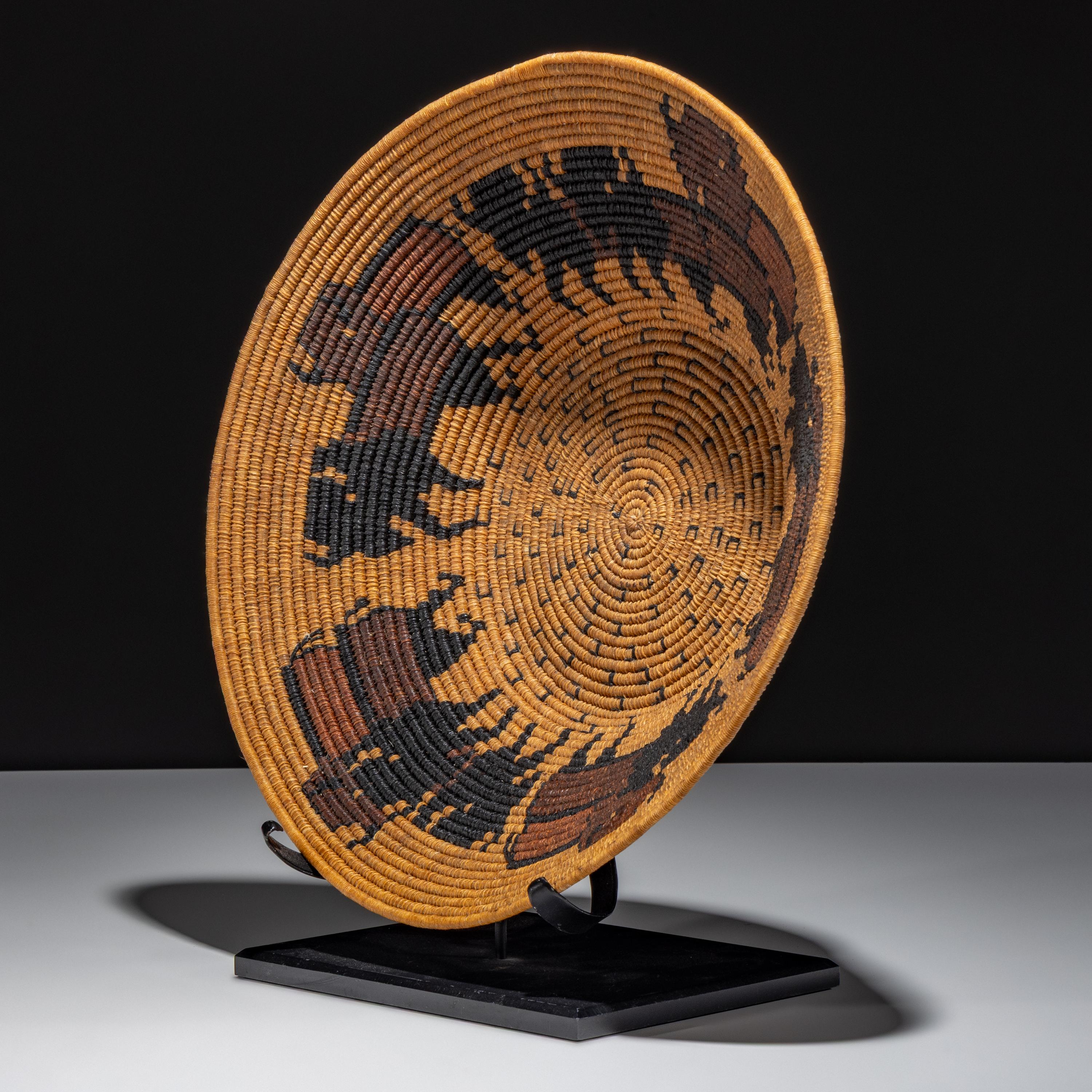 Basket, with Buffalo