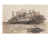 [EARLY PHOTOGRAPHY] -- [TRANSPORTATION]. A group of 23 real photo postcards of trains, ships, airplanes, automobiles, wrecks, and more.