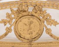 Two French Gilt Metal and Glass Bowls