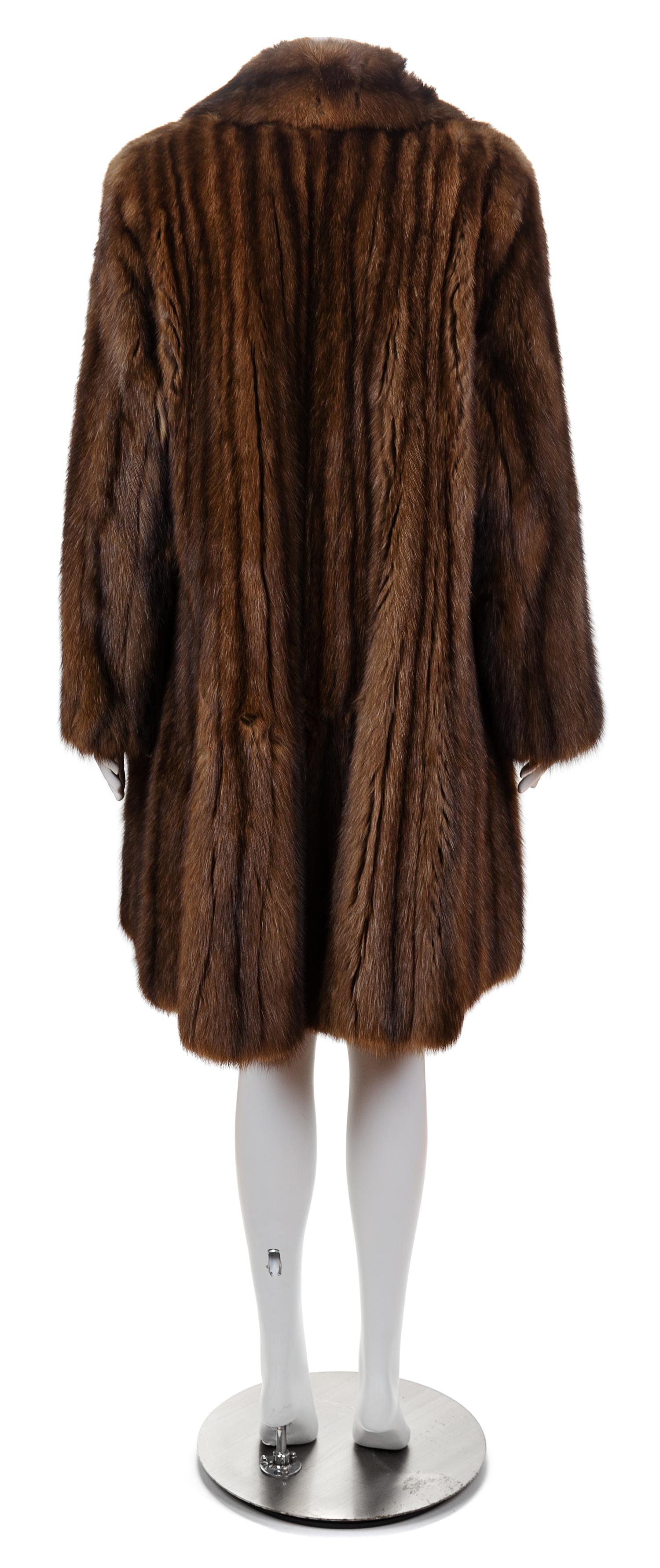 A J. Mendel Russian Sable Coat, No size.