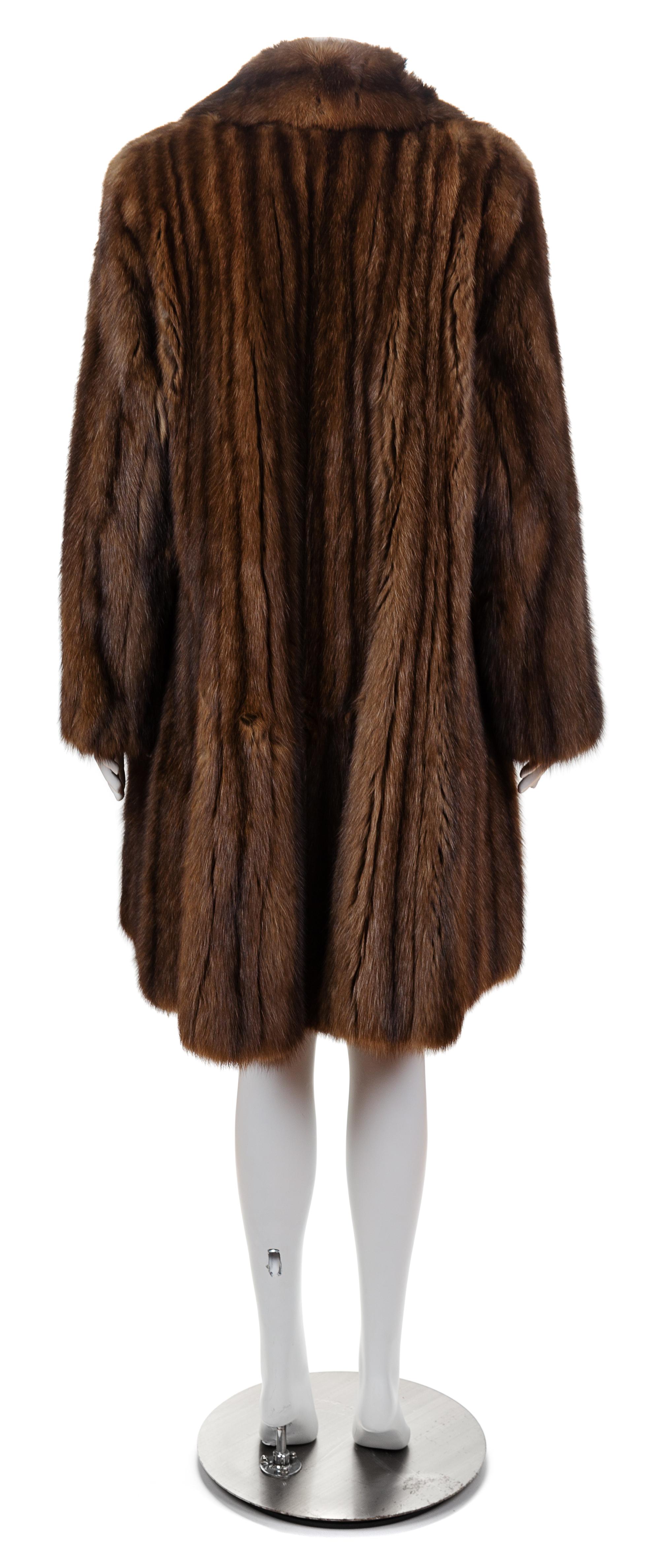 A J. Mendel Russian Sable Coat, No size.