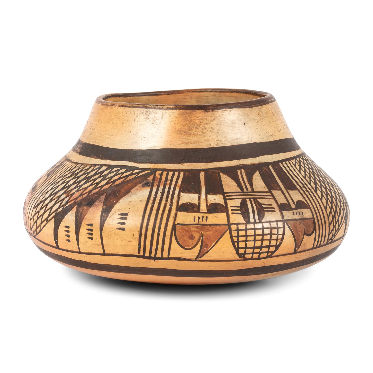 Hopi Pottery Bowl AND Large Ashtray