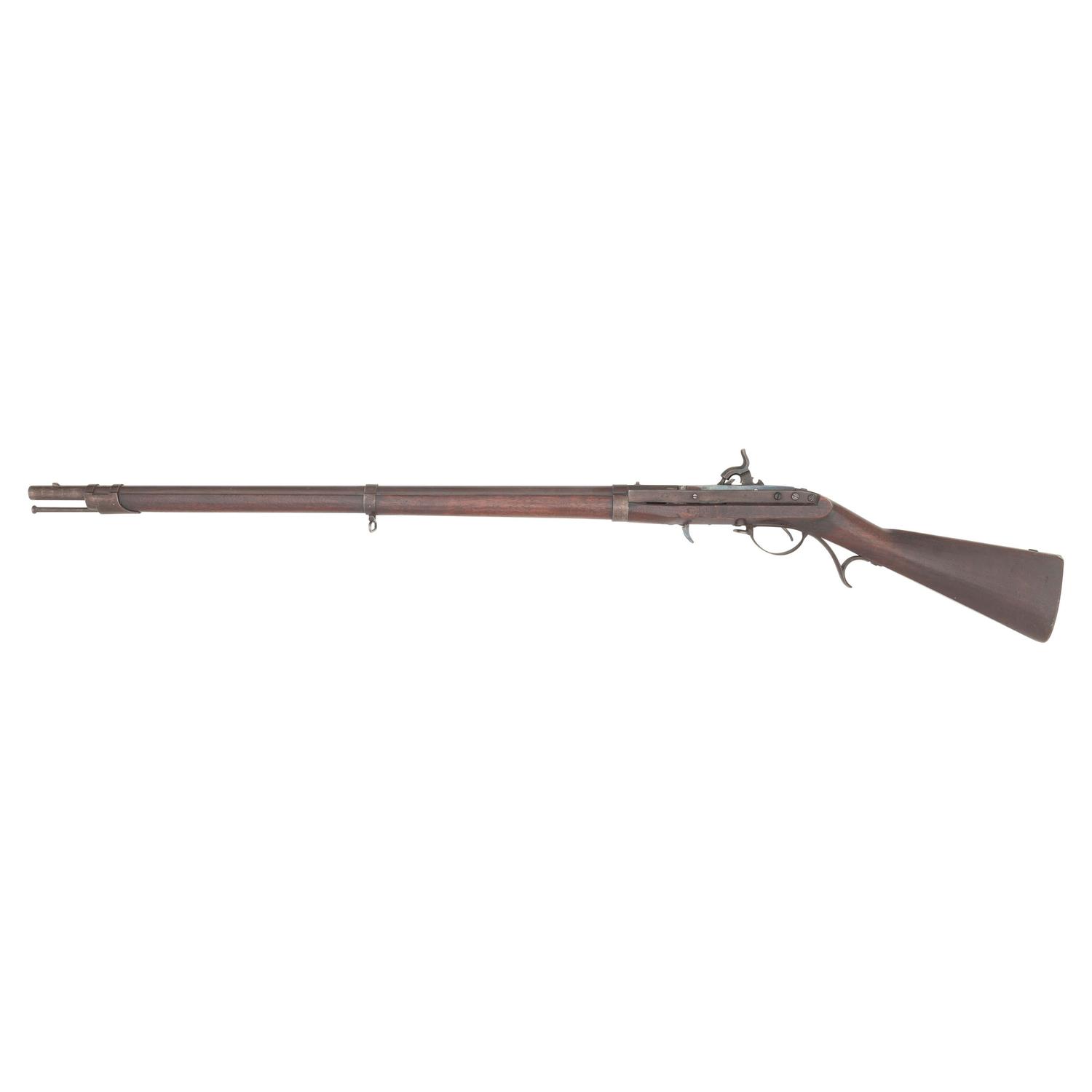 Massachusetts Marked US Model 1819 Hall Rifle Arsenal Altered to Percussion