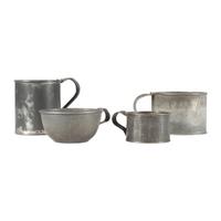 Lot of Four 19th Century Tin Cups