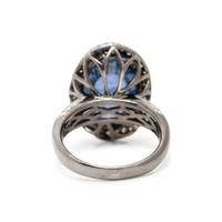 WENDY YUE, KYANITE AND DIAMOND RING