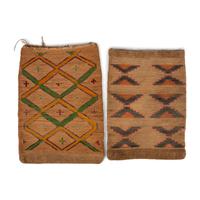 Pair of Nez Perce Corn Husk Flat Bags