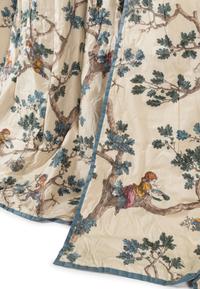 A Set of Three Drapery Panels