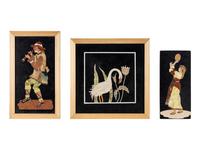 Three Continental Pietra Dura Plaques