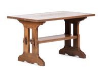 An Arts and Crafts Quarter-Sawn Oak Tavern Table