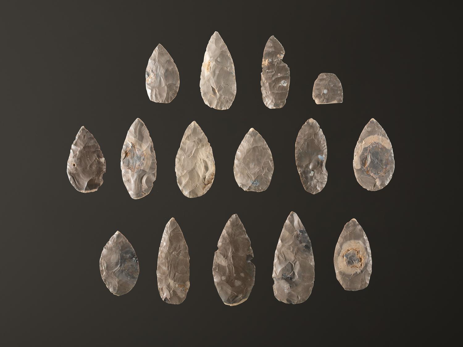 A Cache of Hornstone Blades
