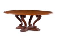 A French Carved Oak Dining Table