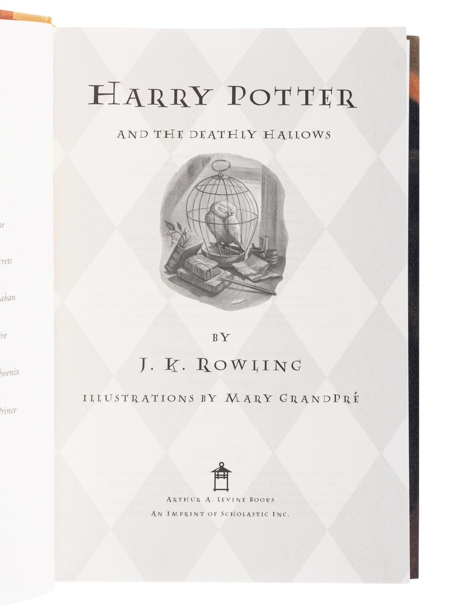 ROWLING, J.K. (b. 1965). A group of 7 works by Rowling, comprising: