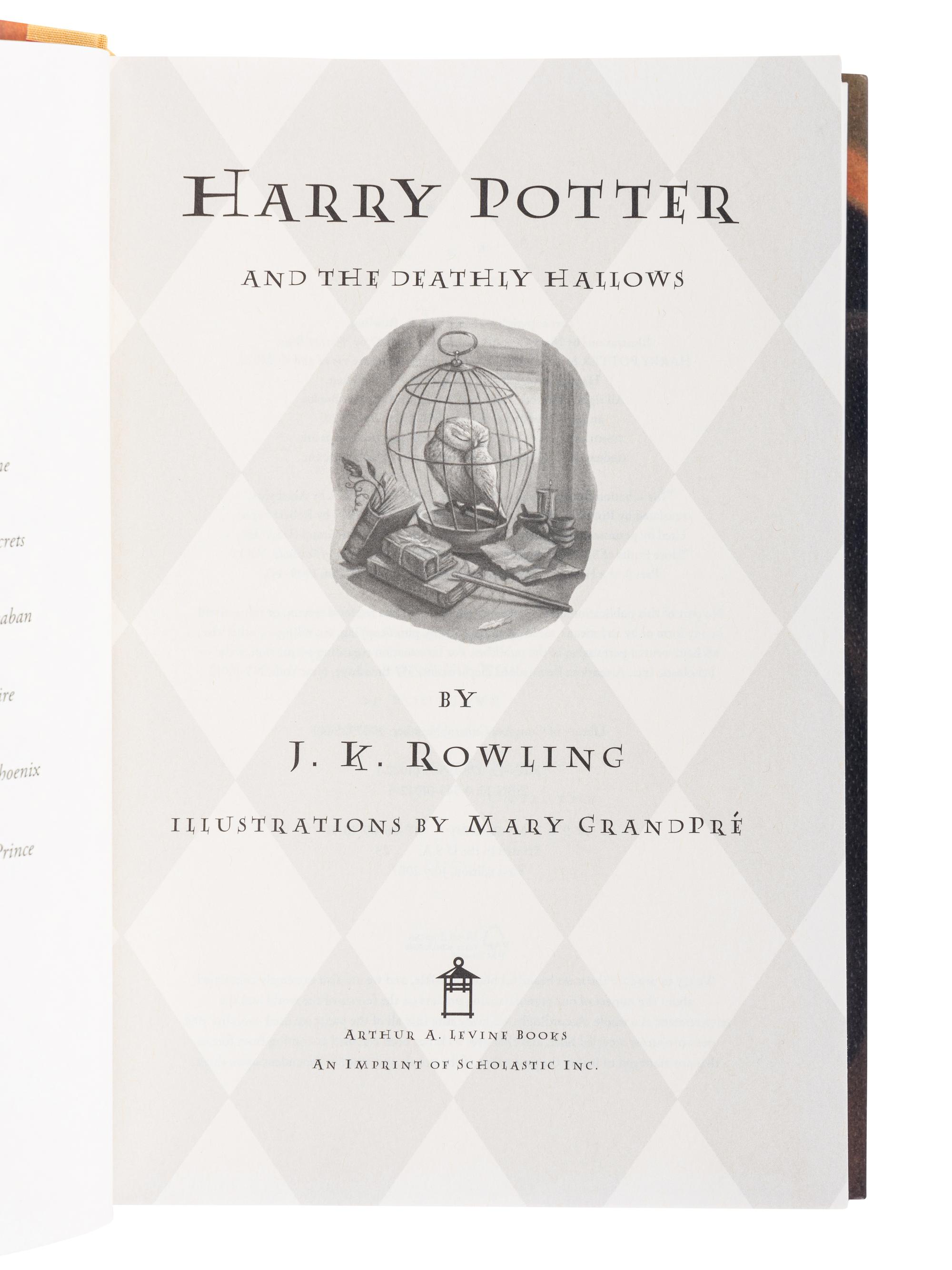 ROWLING, J.K. (b. 1965). A group of 7 works by Rowling, comprising:
