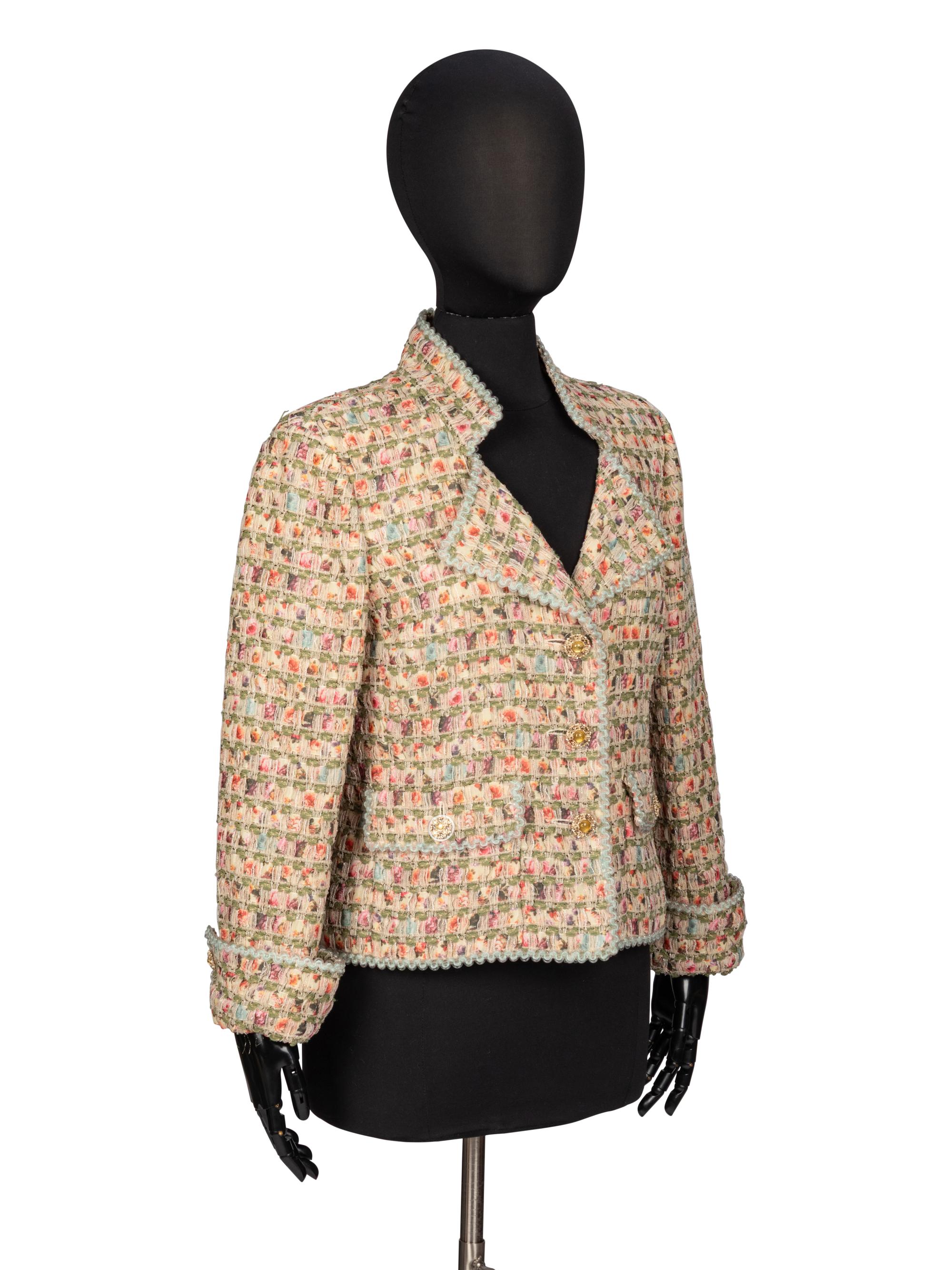 Chanel, Floral Fantasy Tweed Jacket