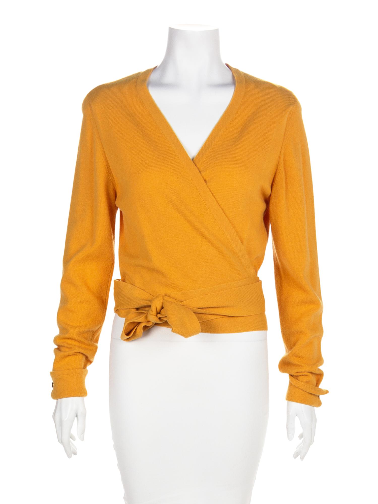 Chanel Cashmere Wrap Sweater, 1990-2000s