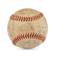 A 1958 Indianapolis Indians / Denver Bears Multi Signed Baseball