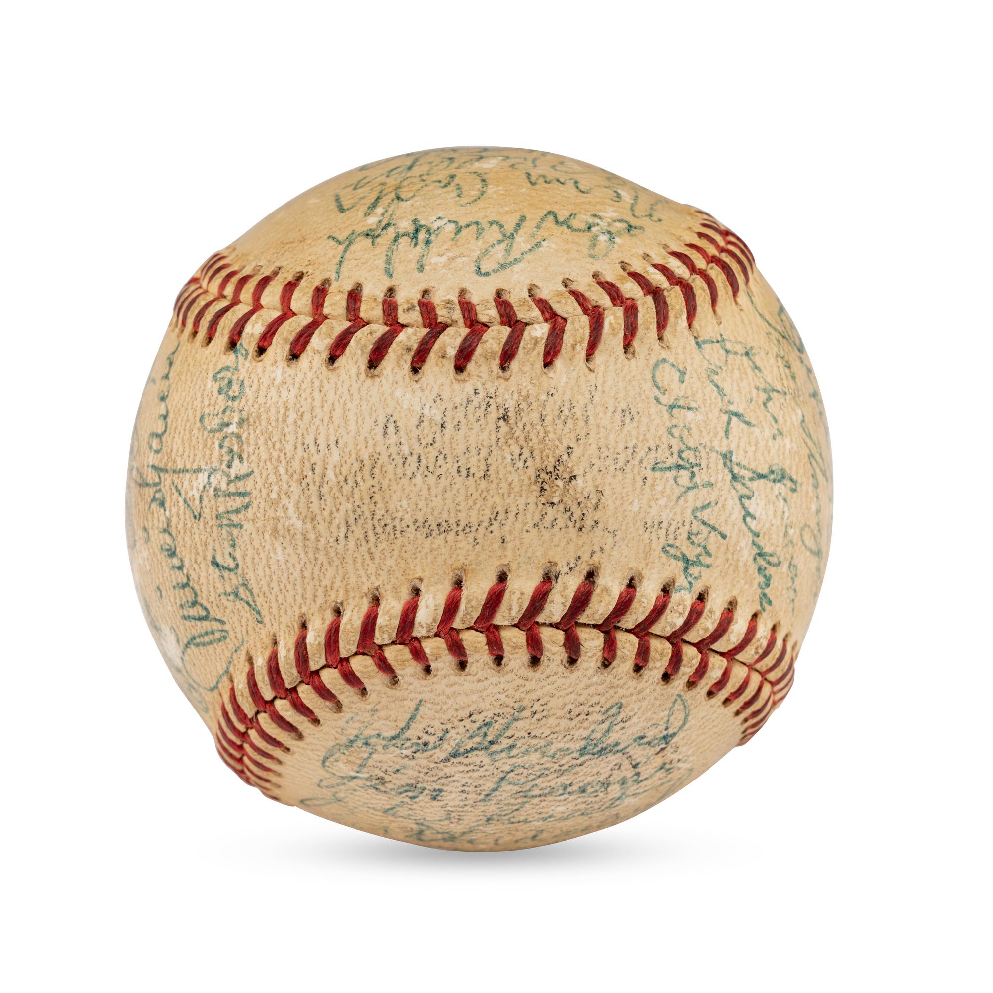 A 1958 Indianapolis Indians / Denver Bears Multi Signed Baseball