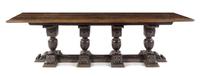 An Italian Walnut Refectory Table Height 33 5/8 x width 116 7/8 x depth 35 7/8 inches. — 16TH/17TH CENTURY
