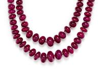 RUBY BEAD NECKLACE