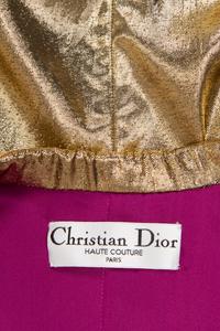 Christian Dior Haute Couture Lamé Long Jacket