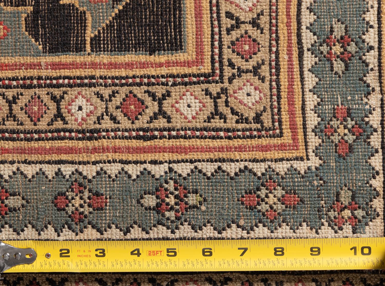 A Meshed Wool Rug