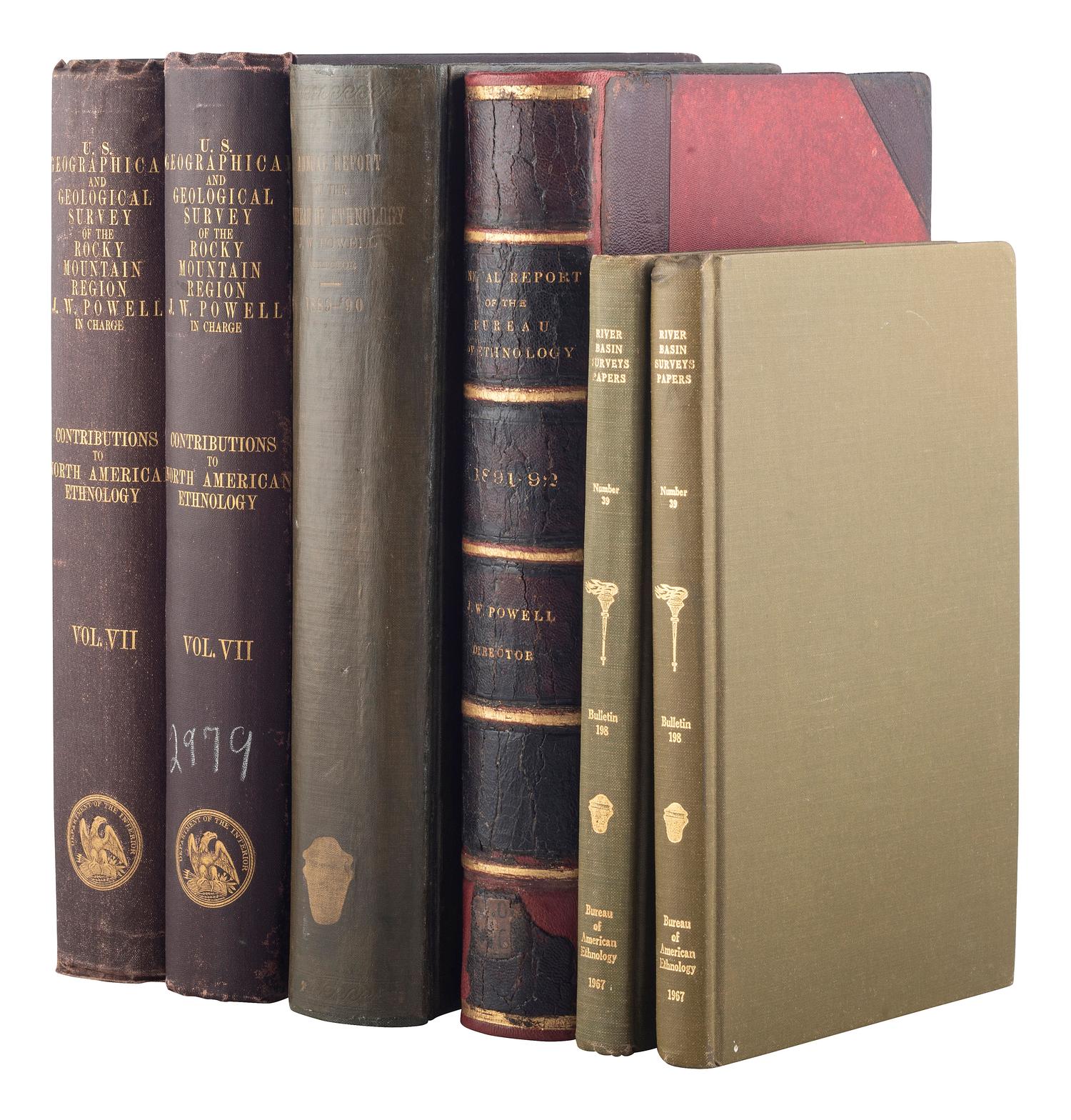 [NATIVE AMERICANA - ETHNOLOGY]. A group of Ethnology works, including Dakota-English Dictionary.