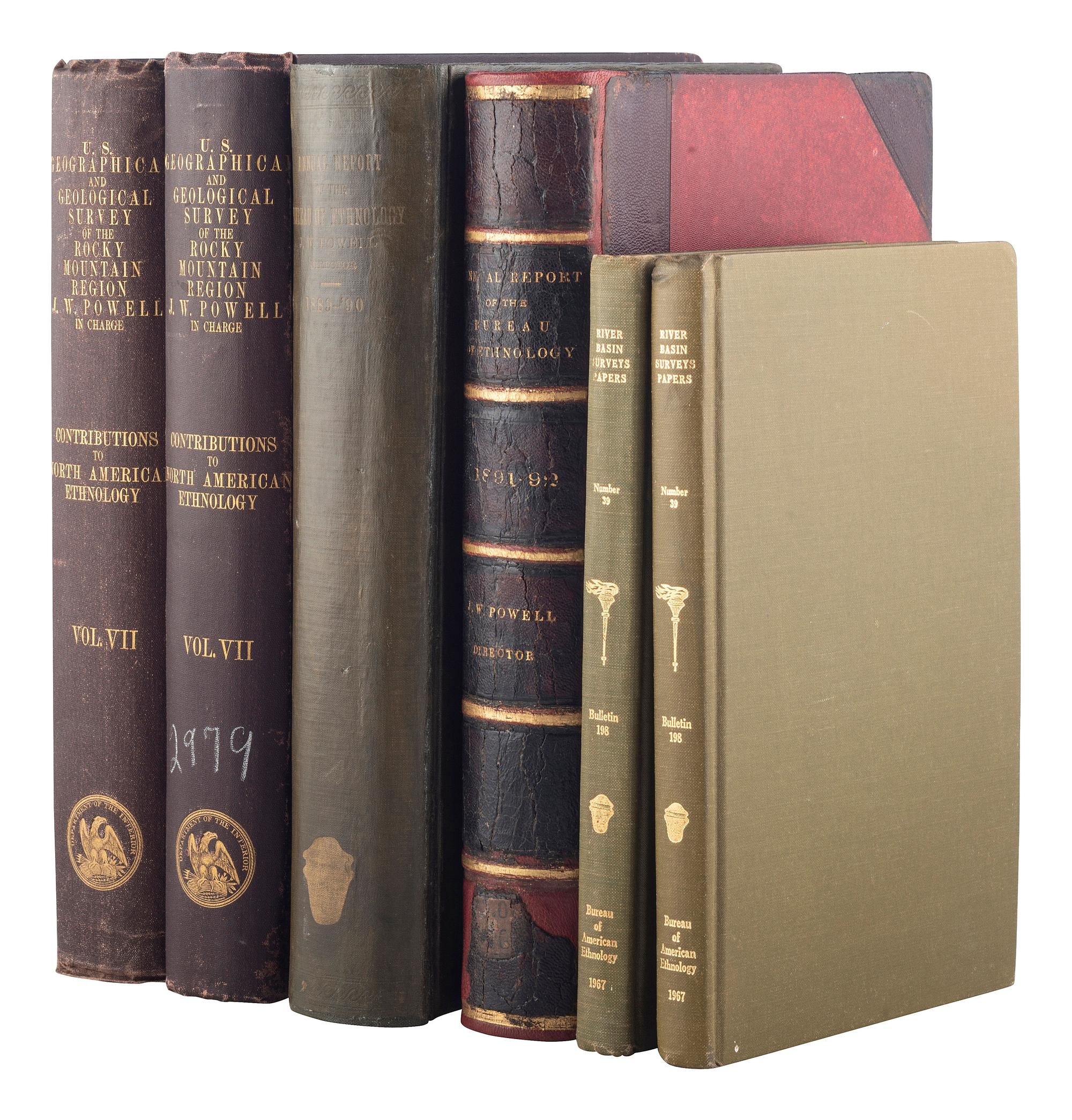 [NATIVE AMERICANA - ETHNOLOGY]. A group of Ethnology works, including Dakota-English Dictionary.