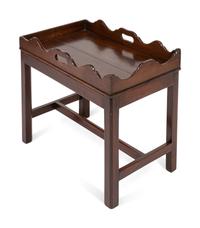 A Georgian Style Butler's Tray on a Later Stand