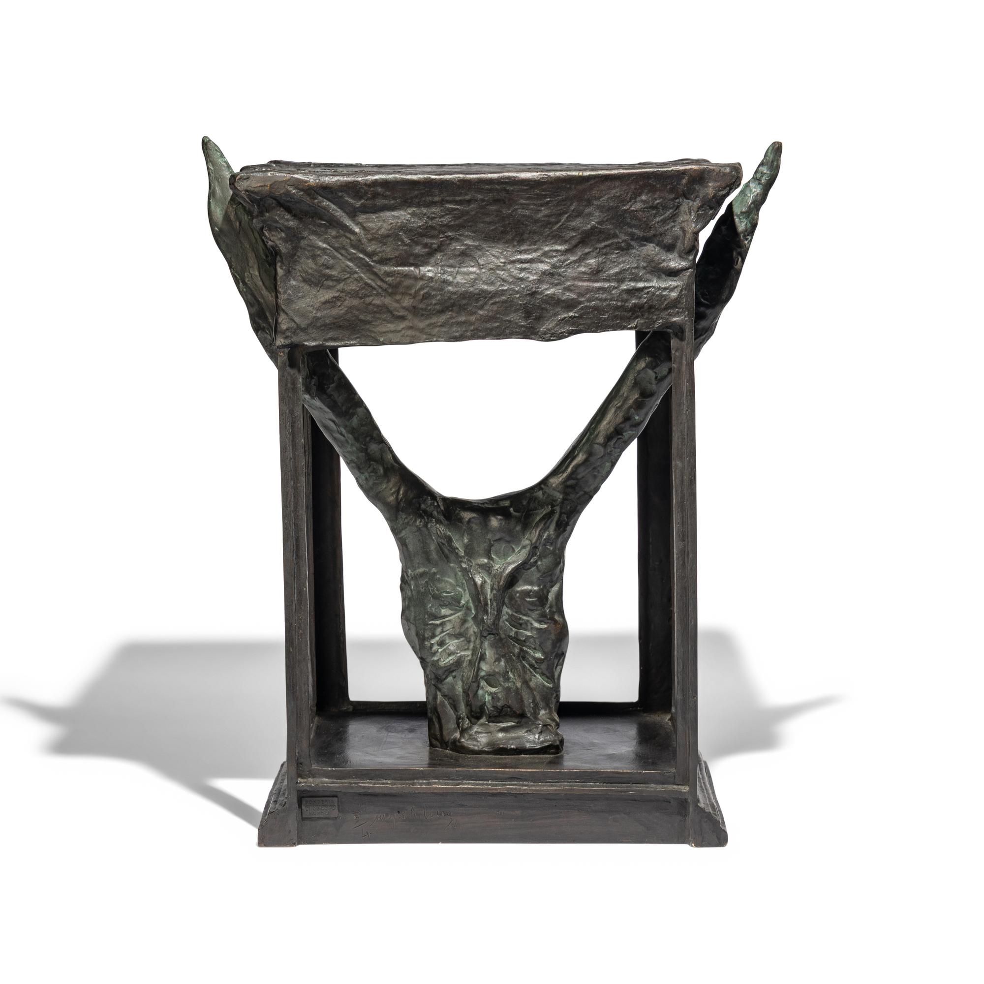 Mimmo Paladino (Italian, b. 1948) — Asino Sonoro (Caged Head) , 1984