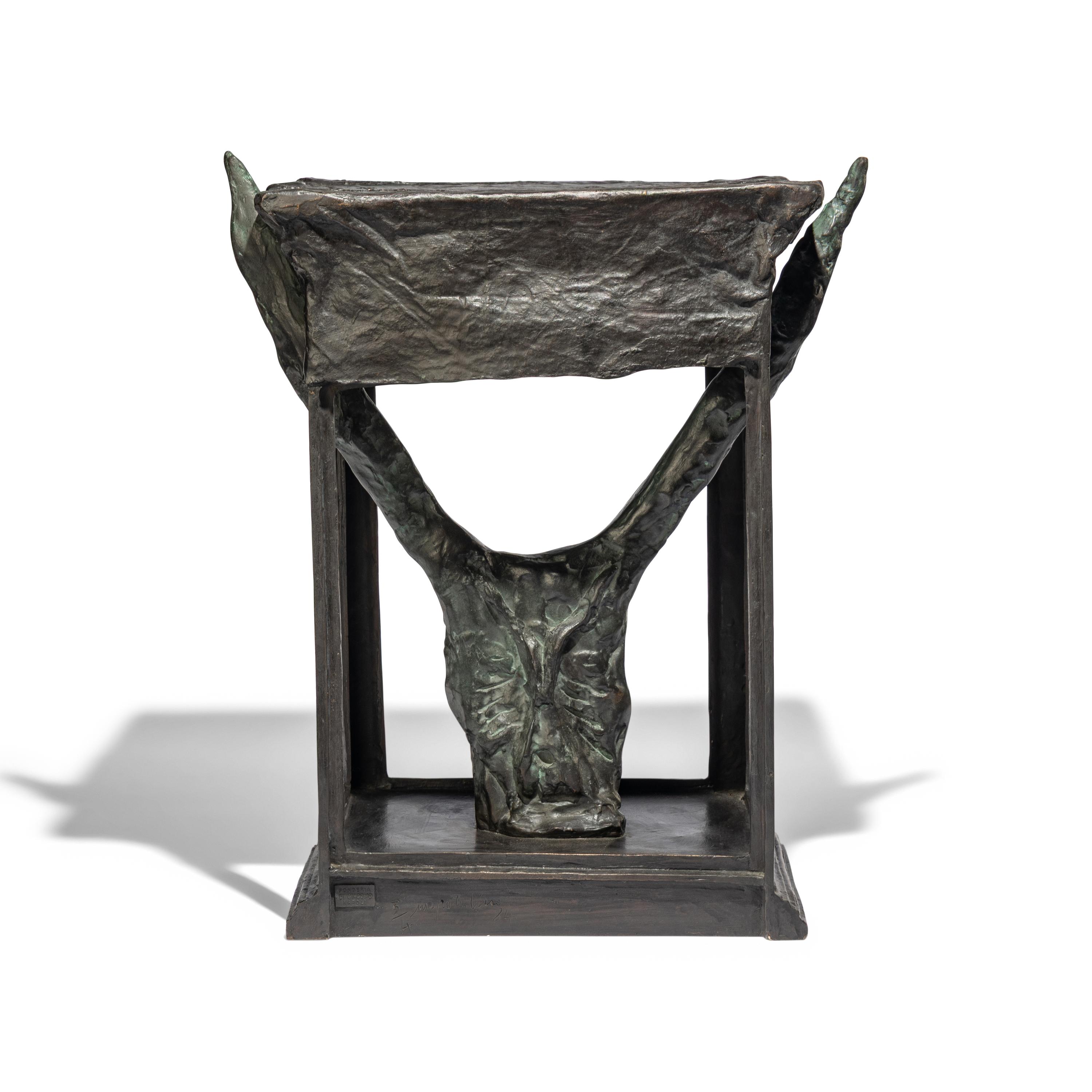 Mimmo Paladino (Italian, b. 1948) — Asino Sonoro (Caged Head) , 1984