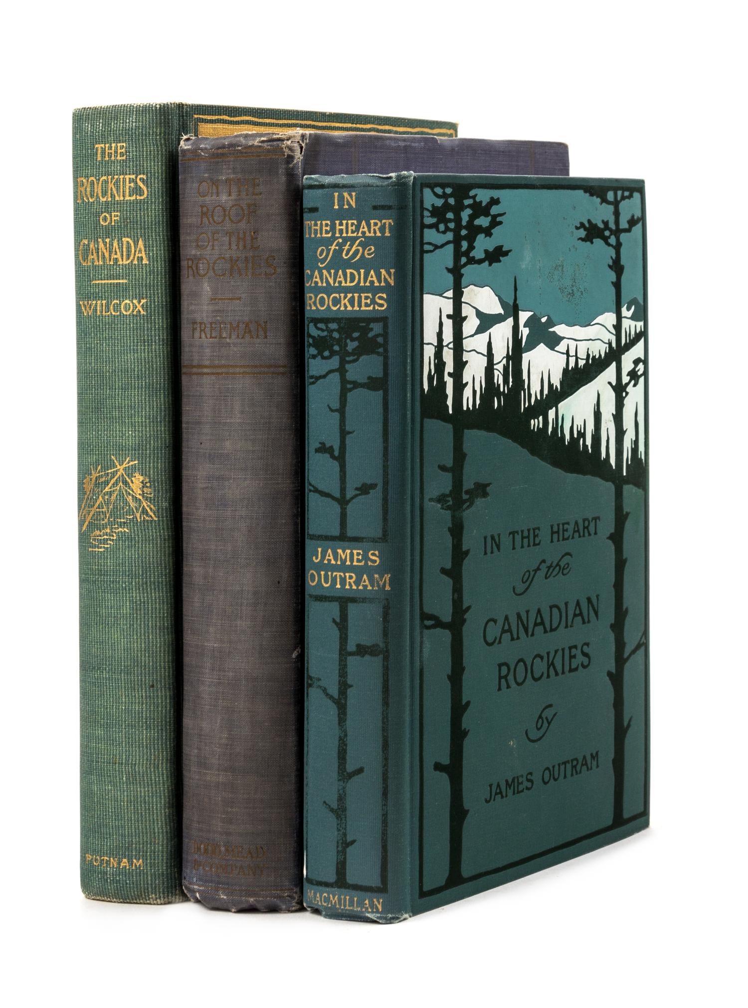 [CANADIAN ROCKIES]. A group of 3 works, comprising: