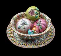 Six Chinese Famille Rose Porcelain Articles