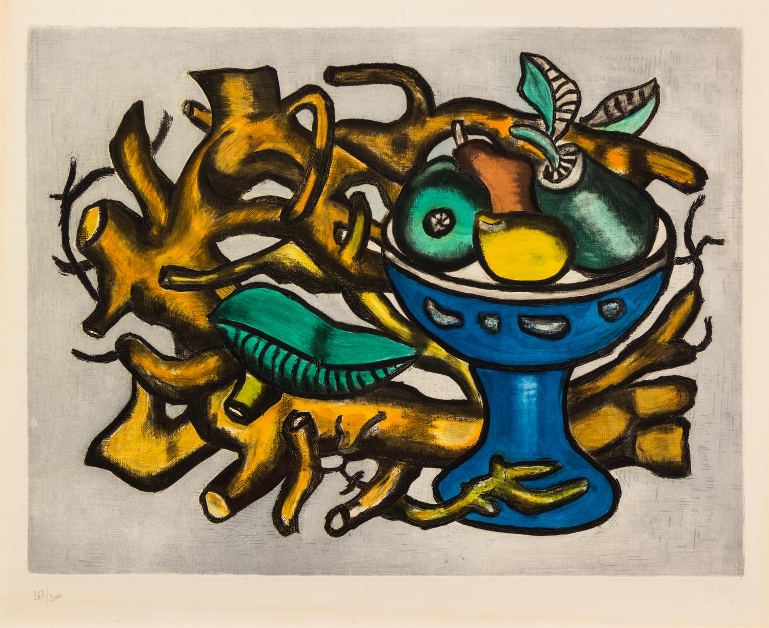 After Fernand Leger, (French, 1881-1955), Le Compotier, 1952