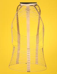 Collection of Seven Bustles and One Skirt Supporter, 1870-80s