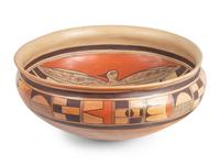 Polychrome Pottery Bowl