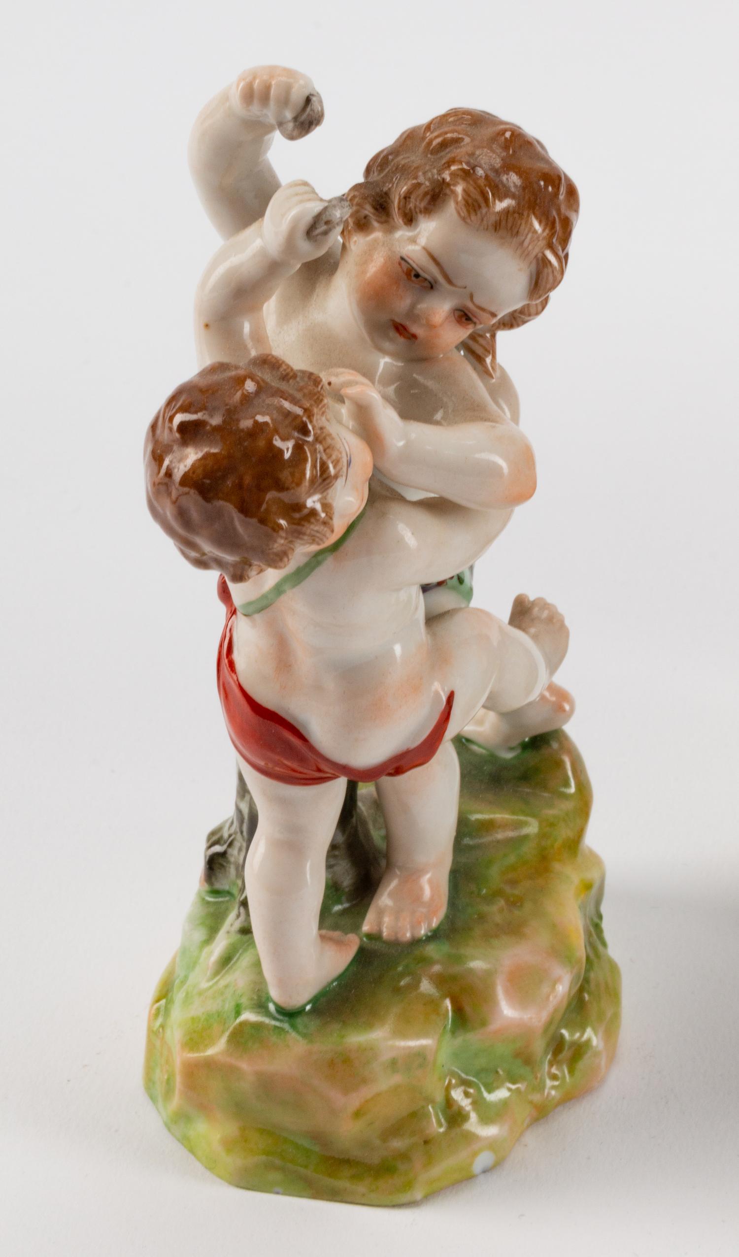 Six Continental Porcelain Figures