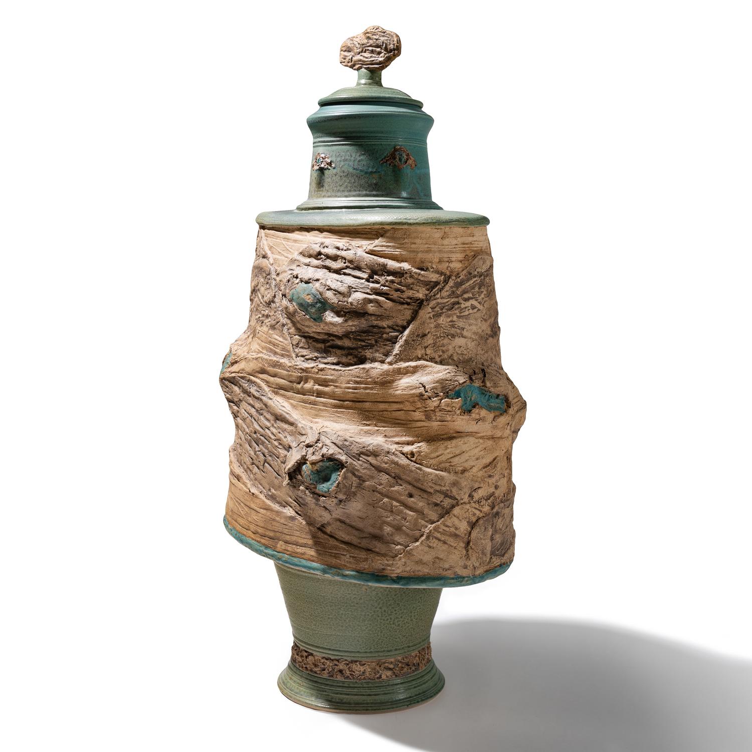 Textural Lidded Vessel