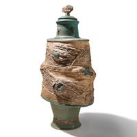 Textural Lidded Vessel
