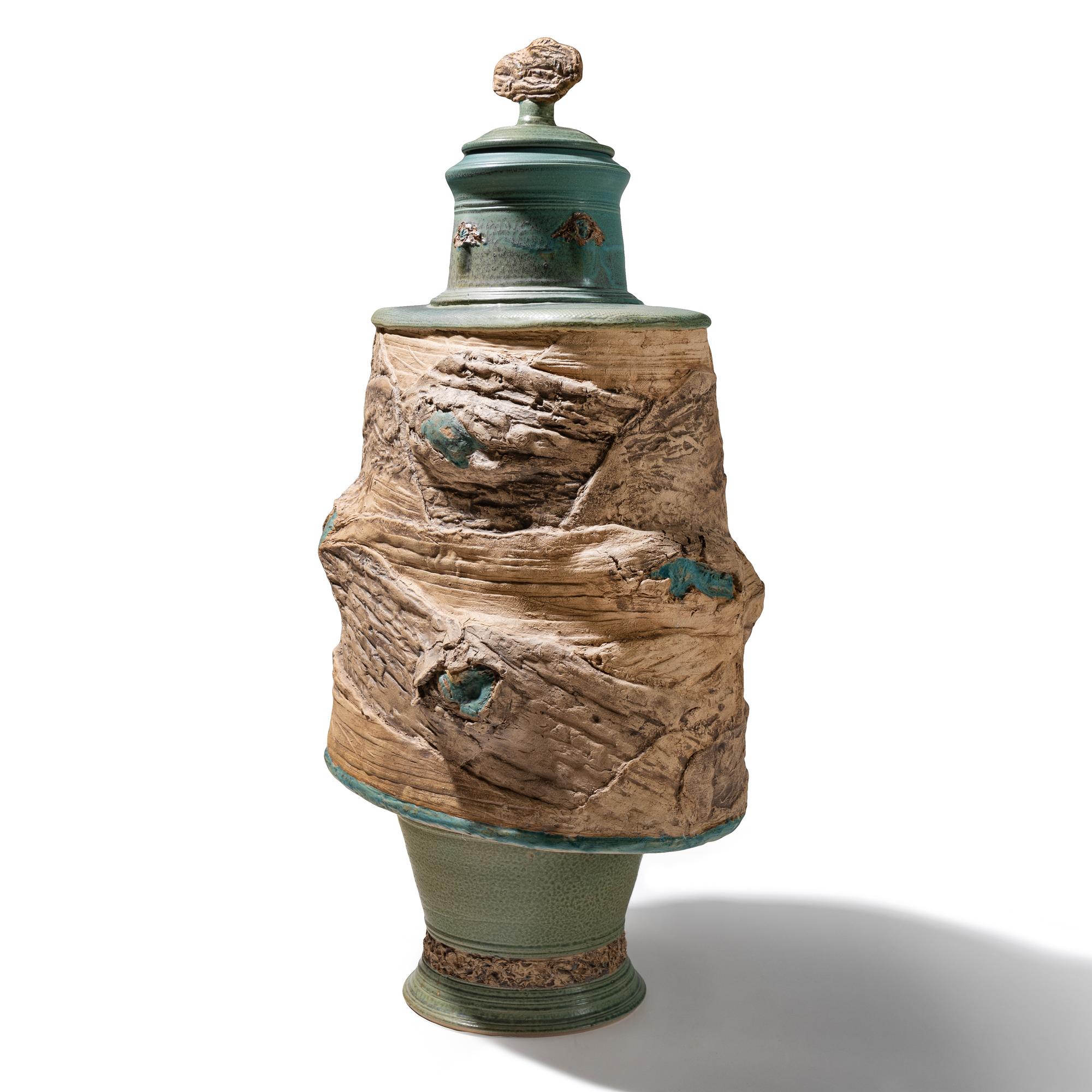 Textural Lidded Vessel