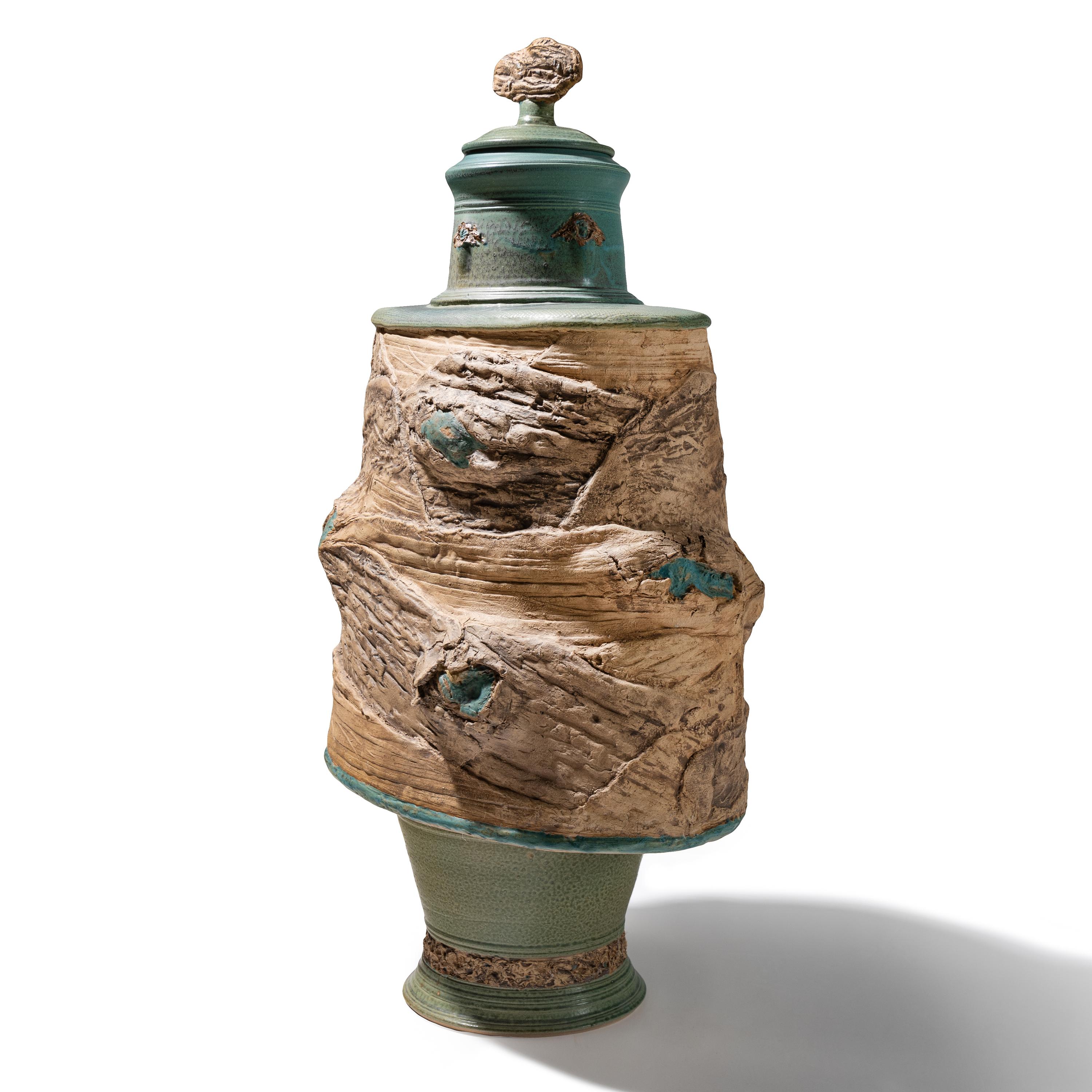 Textural Lidded Vessel