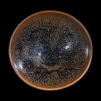 A Chinese Jian -Style 'Oil-Spot' Tea Bowl, Song Dynasty 宋 黑釉油滴碗