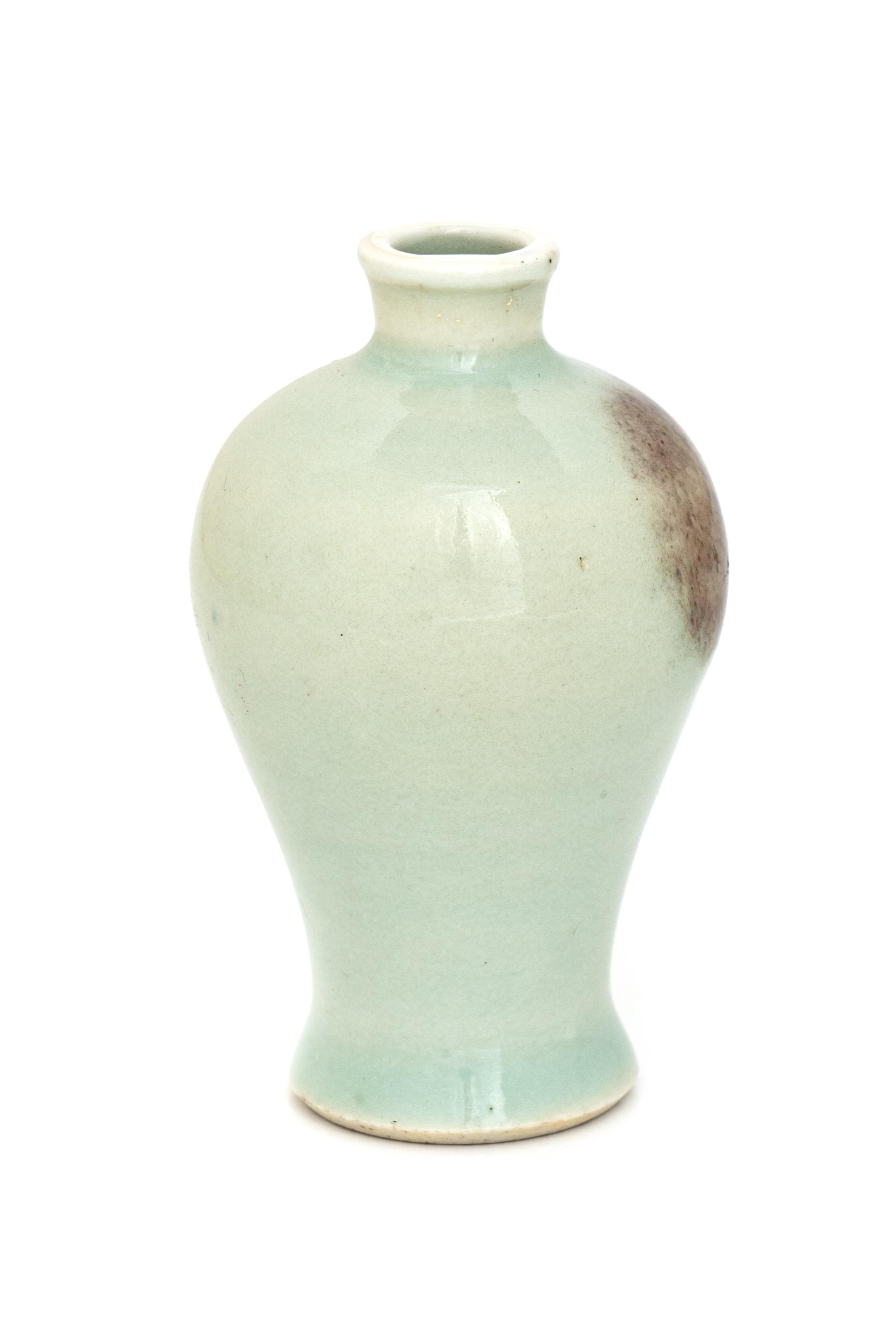 A Chinese Copper Red Decorated Miniature Porcelain Vase
