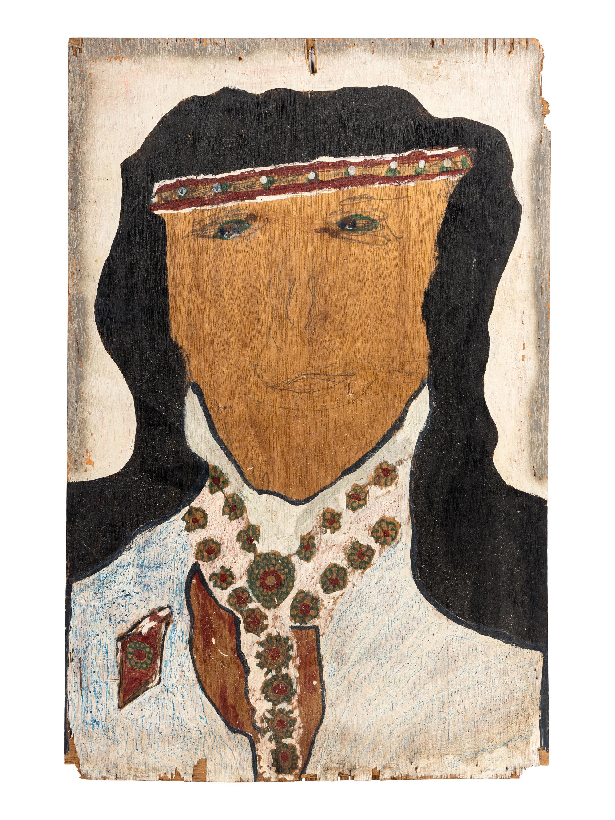 Untitled (Portrait of a Native American)