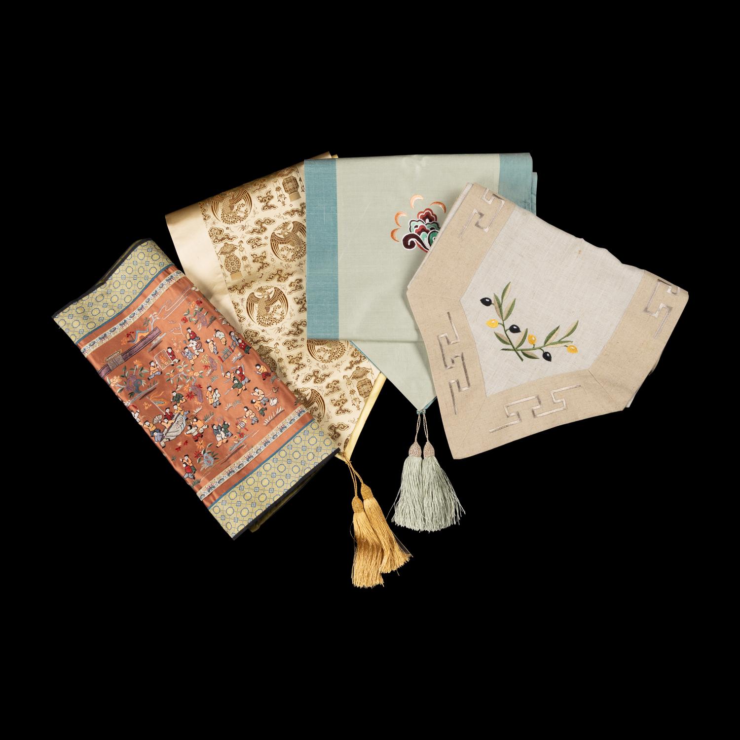 A Group of Chinese and Western Textiles, 20th Century — 近代 織綉一組