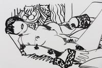 Monica Nude with Purple Robe