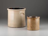 An E. and L.P. Norton Cobalt Decorated Four-Gallon Stoneware Crock