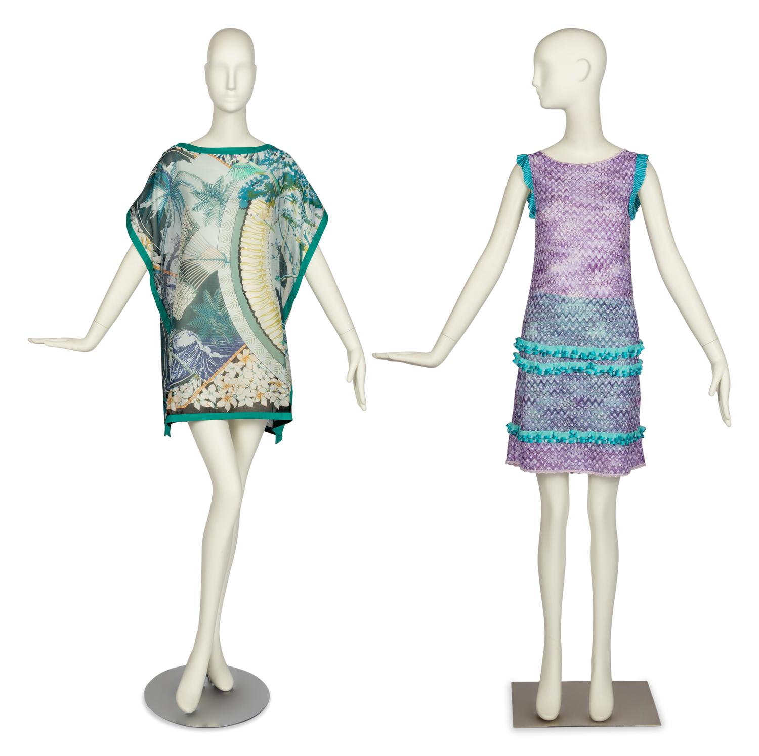 Hermès Beach Cover-up, Missoni Cover-up and Three Pucci Scarves