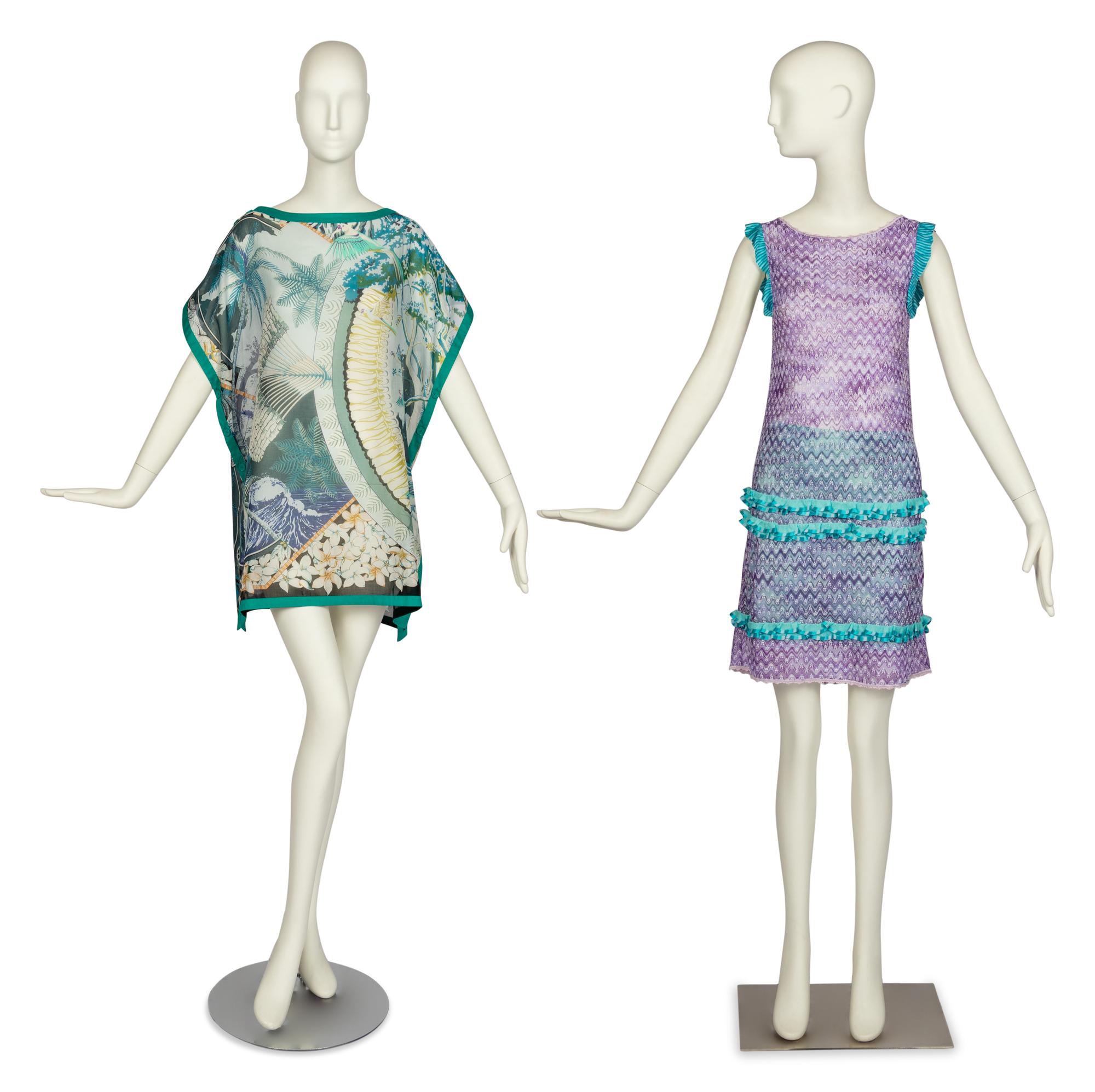 Hermès Beach Cover-up, Missoni Cover-up and Three Pucci Scarves